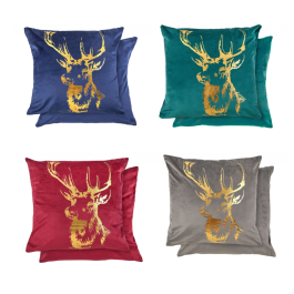 Christmas Cushion Cover Stag