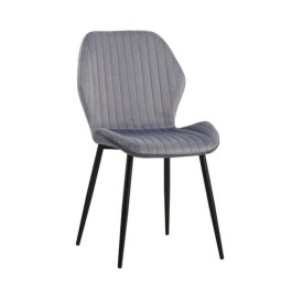 Velvet Dining Chair - Grey