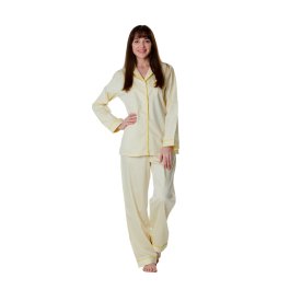 Alessia Long Sleeve Full Pajama Set, Yellow