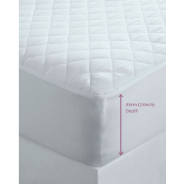Quilted Mattress Protector 28cm Skirt
