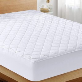 Quilted Mattress Protector, Microfibre 30cm Depth