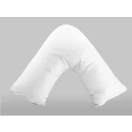 V Shaped Pillowcase White