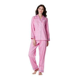 Benedetta Long Sleeve Full Pajama Set Pink