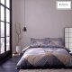 Bianca Jazz Quilt Breathable Cotton Abstract Geometric Print Duvet Cover Set 