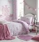 Catherine Lansfield Folk Unicorn Easy Care Duvet Set Pink