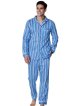 Luxury Men's Elio Cotton Pyjamas Stripe 