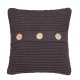 Catherine Lansfield Chunky Knit Cushion Cover, Charcoal