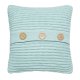 Catherine Lansfield Chunky Knit Cushion Cover, Duck Egg