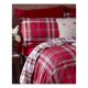Catherine Lansfield Kelso Check Duvet Cover Set, Red