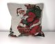 Christmas Cushion Cover Tapestry, 43 x 43cm - Santa Chimney