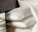 Vivente Home Extra Pillowcase Pair, 1000 Thread Count, Cream