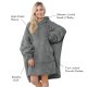 Hooded Blanket Sherpa Wearable Microfibre Fleece