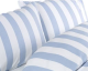 Blue and White Striped Extra Pillowcase Pair