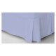 Catherine Lansfield Non Iron Percale Combed Polycotton Base Valance Sheet Pleated Cornflower Blue-Single
